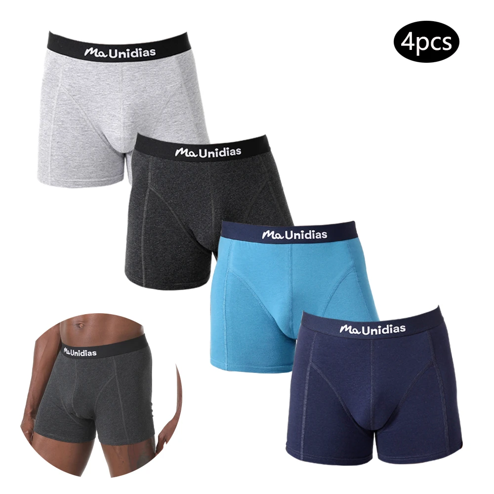 4Pcs Men's panties Solid Color Underwear For Men Boxer Short Sexy Mens Underpants Cotton Man Boxershorts Homme Trunks S-XXL
4Pcs Men's panties Solid Color Underwear For Men Boxer Short Sexy Mens Underpants Cotton Man Boxershorts Homme Trunks S-XXL