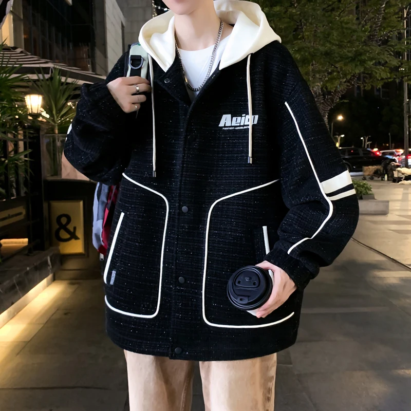 Casual Men's Jacket Outerwear Autumn Winter New Loose Versatile Design Long Sleeve Youthful Handsome Polyester Nylon Composit...
Casual Men's Jacket Outerwear Autumn Winter New Loose Versatile Design Long Sleeve Youthful Handsome Polyester Nylon Composit...