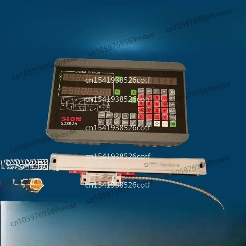 Turret Milling Grinding Machine Boring Machine One Table Two Axis Three Axis Grating Ruler Digital Display Table