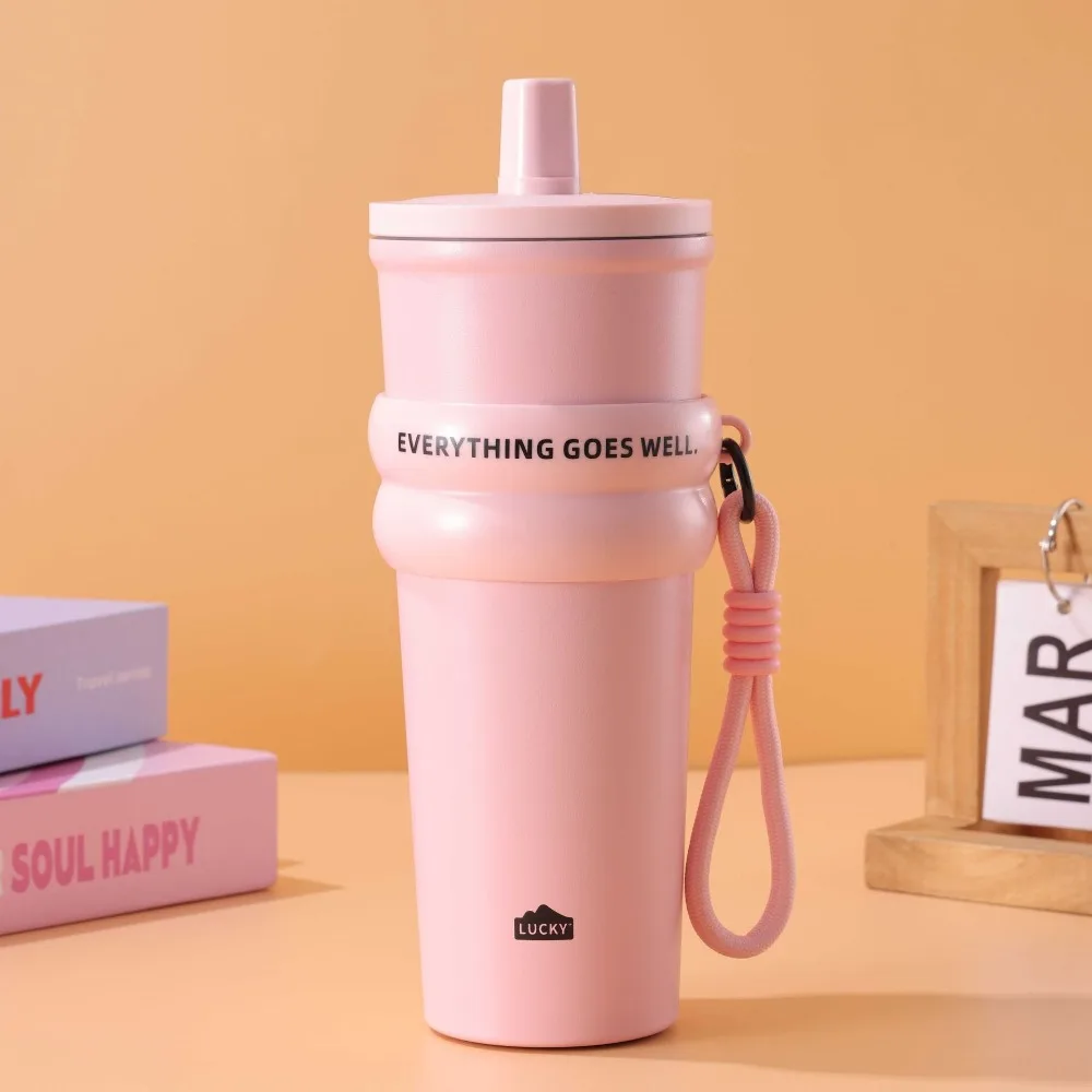 Creative Stainless Steel 304 Straw Thermal Bottle Leak-Proof 710ml Thermal Flask Fashion Portable Cold Drink Cup Travel
Creative Stainless Steel 304 Straw Thermal Bottle Leak-Proof 710ml Thermal Flask Fashion Portable Cold Drink Cup Travel