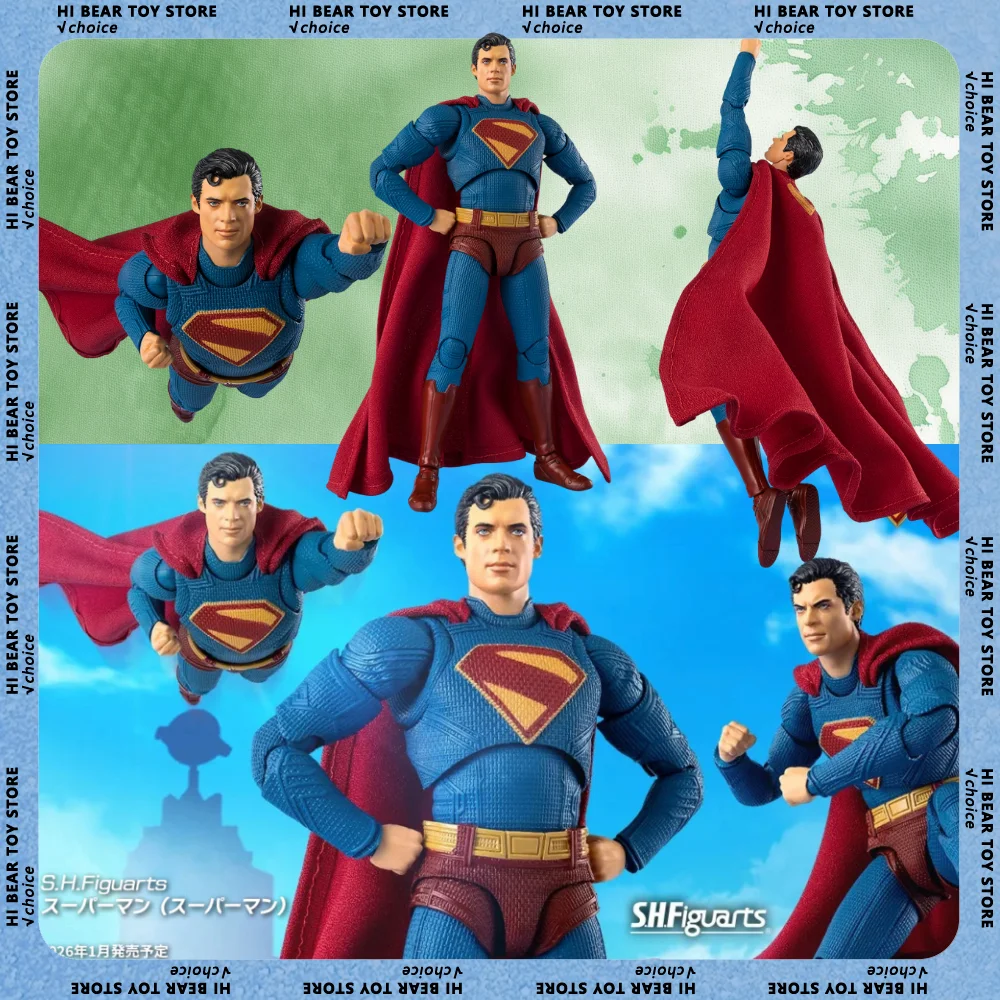 New Fondjoy David Corenswet Superman Action Figure 1/9 New Superman Figure 2025 New Movie Superman PVC Joint Movable Kid Toys
New Fondjoy David Corenswet Superman Action Figure 1/9 New Superman Figure 2025 New Movie Superman PVC Joint Movable Kid Toys