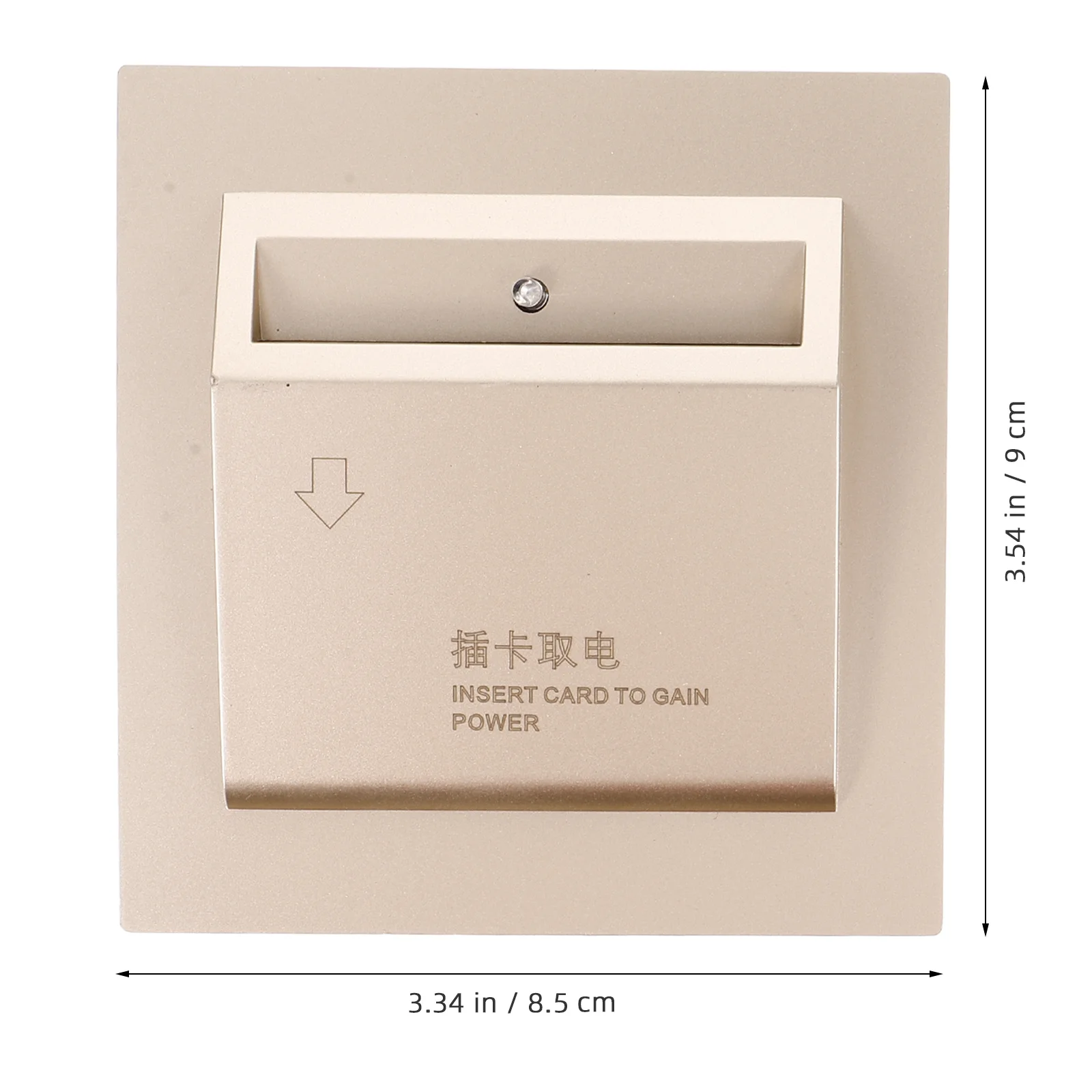 Energy Saving Power Panel Card Insertion Electricity Recognition Panel for Hotel Guesthouse Room Light Power Control Accessory
Energy Saving Power Panel Card Insertion Electricity Recognition Panel for Hotel Guesthouse Room Light Power Control Accessory