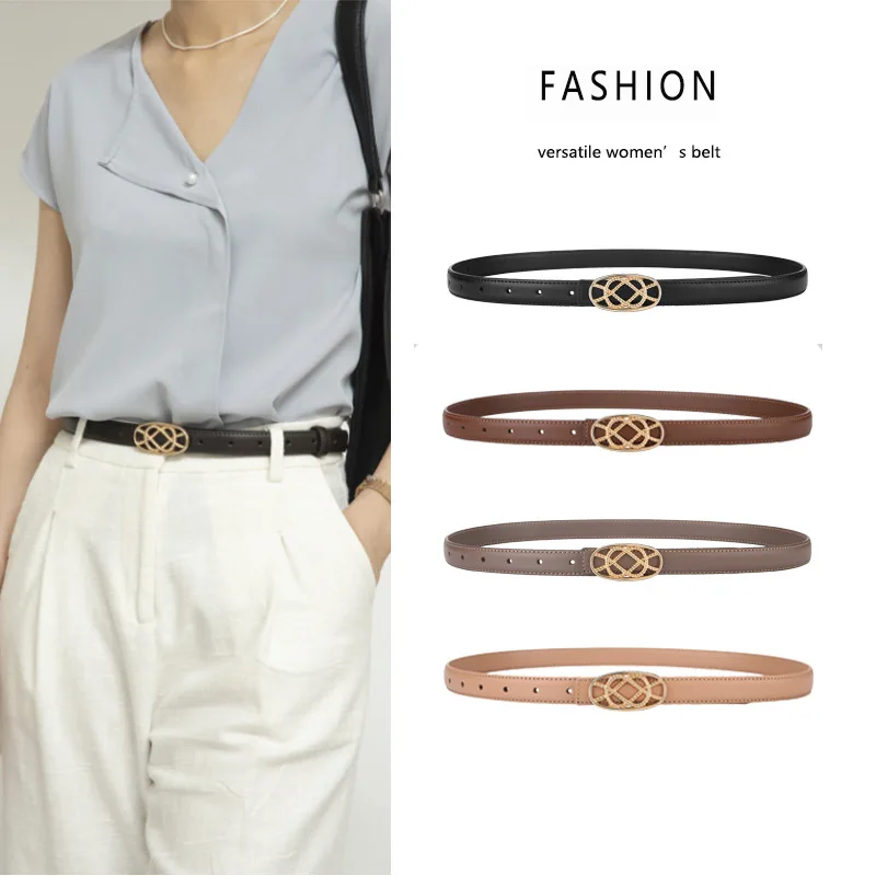 2025 New! Women's Fashionable Versatile Ins Style Belt Ideal for Summer, Simple Design for Jeans with Retro Charm
2025 New! Women's Fashionable Versatile Ins Style Belt Ideal for Summer, Simple Design for Jeans with Retro Charm