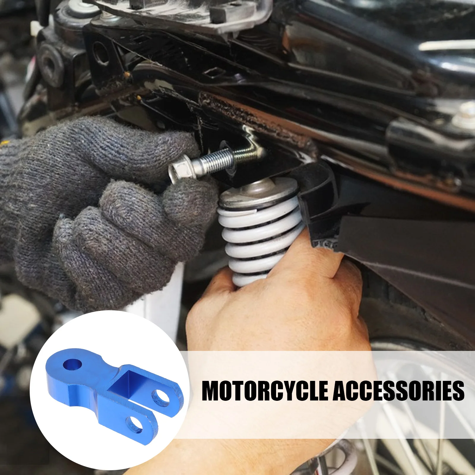 Aluminum Alloy Motorcycle Rear Shock Absorber Heightening Device Universal Fit Durable Metal Parts Extension Tool For
Aluminum Alloy Motorcycle Rear Shock Absorber Heightening Device Universal Fit Durable Metal Parts Extension Tool For