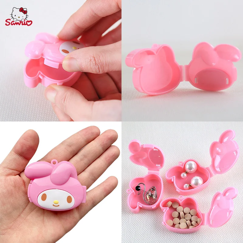 Kawaii Sanrios My Melody Cartoon Cute Small Medicine Box Multifunctional Portable Mini Storage Box Dustproof Items Jewelry Box
Kawaii Sanrios My Melody Cartoon Cute Small Medicine Box Multifunctional Portable Mini Storage Box Dustproof Items Jewelry Box