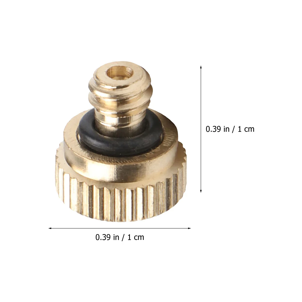 10Pcs Durable Copper Misting Nozzle Low Pressure Atomizing Spray Nozzles for Garden Irrigation System Mister Nozzle
10Pcs Durable Copper Misting Nozzle Low Pressure Atomizing Spray Nozzles for Garden Irrigation System Mister Nozzle