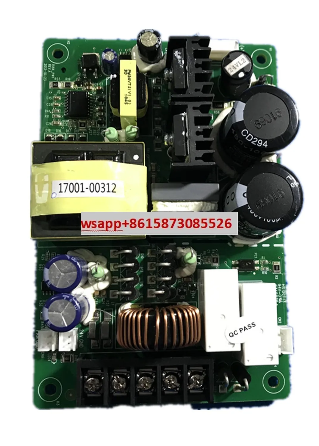 Yingweiteng frequency converter CHF100A universal fan card fan 24V point power board 17001-00312 brand new original
Yingweiteng frequency converter CHF100A universal fan card fan 24V point power board 17001-00312 brand new original