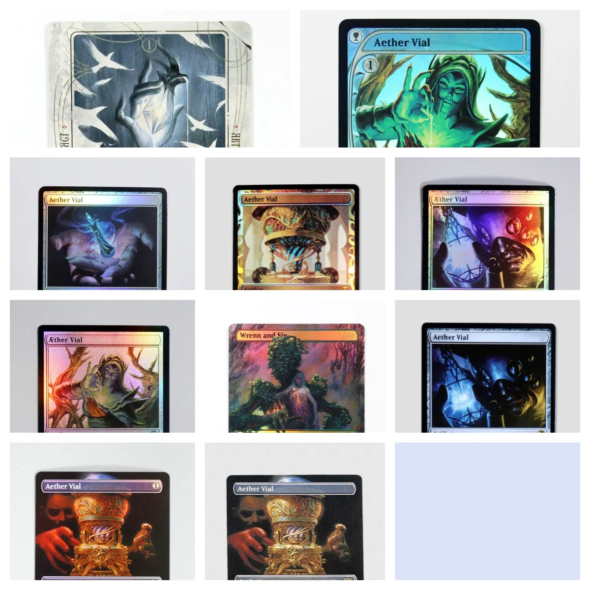 Aether Vial Foil/Holo TCG Magical Proxy Black Top Quality Proxy Playing Cards Gathering Board Game Deck Trading Cards
Aether Vial Foil/Holo TCG Magical Proxy Black Top Quality Proxy Playing Cards Gathering Board Game Deck Trading Cards