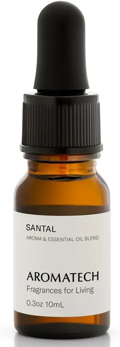 Santal Aroma Essential Oil Blend: Amber, Vanilla, Cedar & Sandalwood for Ultrasonic Diffusers, 0.33 Fl Oz
Santal Aroma Essential Oil Blend: Amber, Vanilla, Cedar & Sandalwood for Ultrasonic Diffusers, 0.33 Fl Oz
