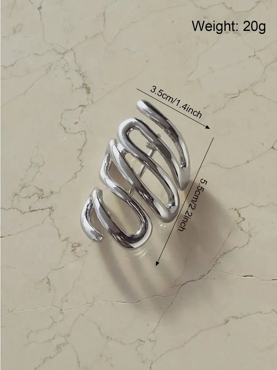 Snake Shaped Metal Hair Clip Barrette For Women Street Style Hair Accessory
Snake Shaped Metal Hair Clip Barrette For Women Street Style Hair Accessory