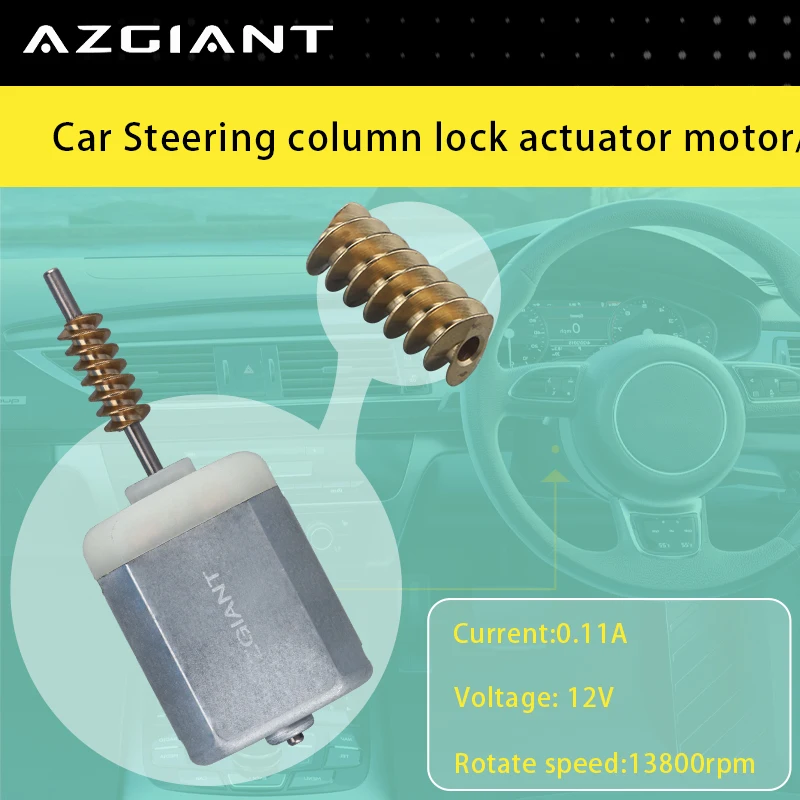 Azgiant 12V High-strength Metal Housing Car Steering Column Lock Motor Worm Auto Replacement Parts For Mazda CX-3 MK1/CX-4 MK1
Azgiant 12V High-strength Metal Housing Car Steering Column Lock Motor Worm Auto Replacement Parts For Mazda CX-3 MK1/CX-4 MK1