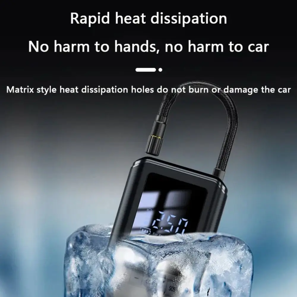 Портативный беспроводной автомобильный воздушный насос, USB перезаряжаемый светодиодный дисплей, электрический воздушный насос, многофункциональный аварийный мотоциклетный воздушный насос
Портативный беспроводной автомобильный воздушный насос, USB перезаряжаемый светодиодный дисплей, электрический воздушный насос, многофункциональный аварийный мотоциклетный воздушный насос