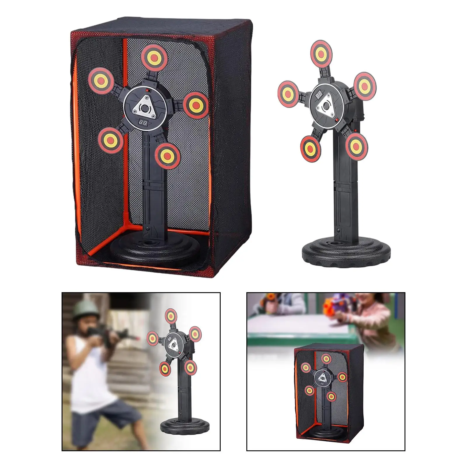 Auto Reset Digital Target Scoring Practice Target Competition Training Easy to Use Digital Scoring Target for Backyard Garden
Auto Reset Digital Target Scoring Practice Target Competition Training Easy to Use Digital Scoring Target for Backyard Garden