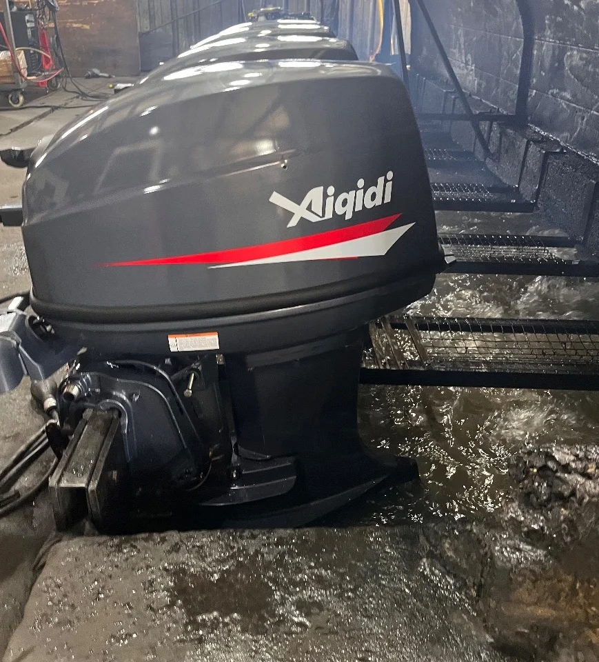 Saltwater-Resistant 40HP Water Cooling Outboard Boat Motor for Rubber Boats
Saltwater-Resistant 40HP Water Cooling Outboard Boat Motor for Rubber Boats