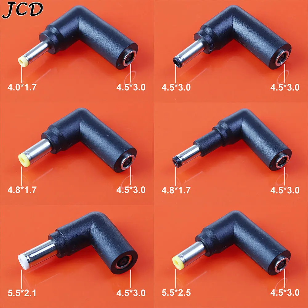 JCD 1PCS DC Plug 4.5*3.0mm Female To 4.0*1.7 4.5*3.0 4.8*1.7 5.5*2.1 5.5*2.5mm Laptop Adapter Charger Converter Connector
JCD 1PCS DC Plug 4.5*3.0mm Female To 4.0*1.7 4.5*3.0 4.8*1.7 5.5*2.1 5.5*2.5mm Laptop Adapter Charger Converter Connector