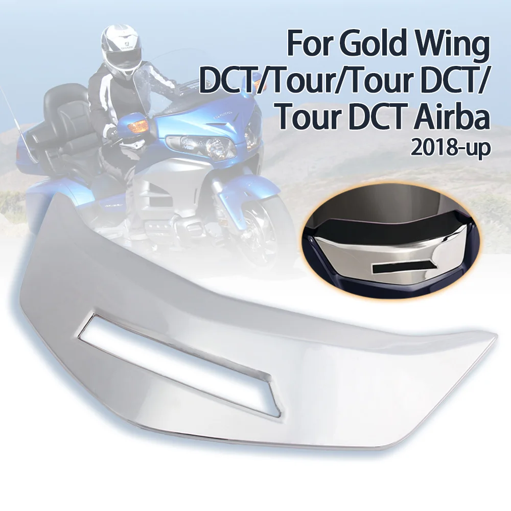 Motorcycle Upper Front Fairing Cowling Chrome Windshield Trim For Goldwing GL1800 F6B Gold Wing Tour DCT Airba 2018-2021
Motorcycle Upper Front Fairing Cowling Chrome Windshield Trim For Goldwing GL1800 F6B Gold Wing Tour DCT Airba 2018-2021