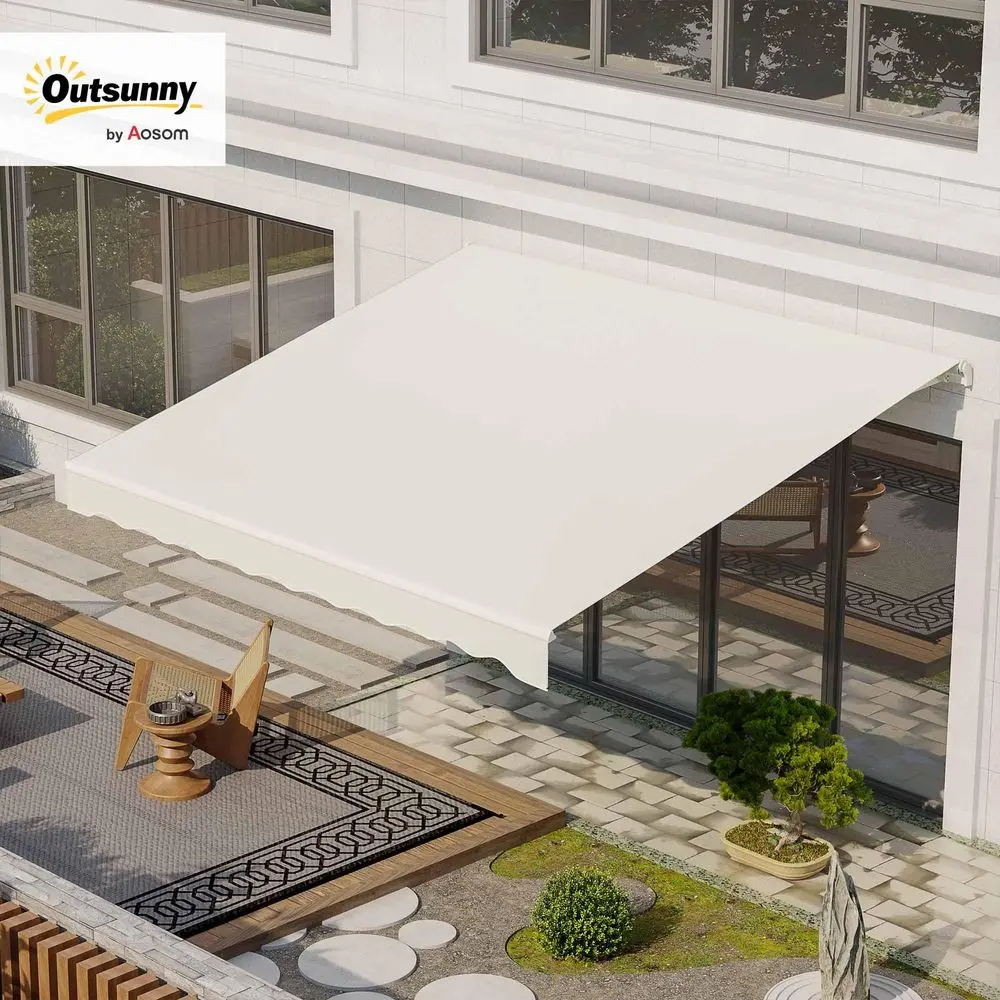 12 x 10 Electric Awning, Retractable Awning, UV Protection Sun Shade Shelter with Remote Controller and Manual Crank Handle for
12 x 10 Electric Awning, Retractable Awning, UV Protection Sun Shade Shelter with Remote Controller and Manual Crank Handle for