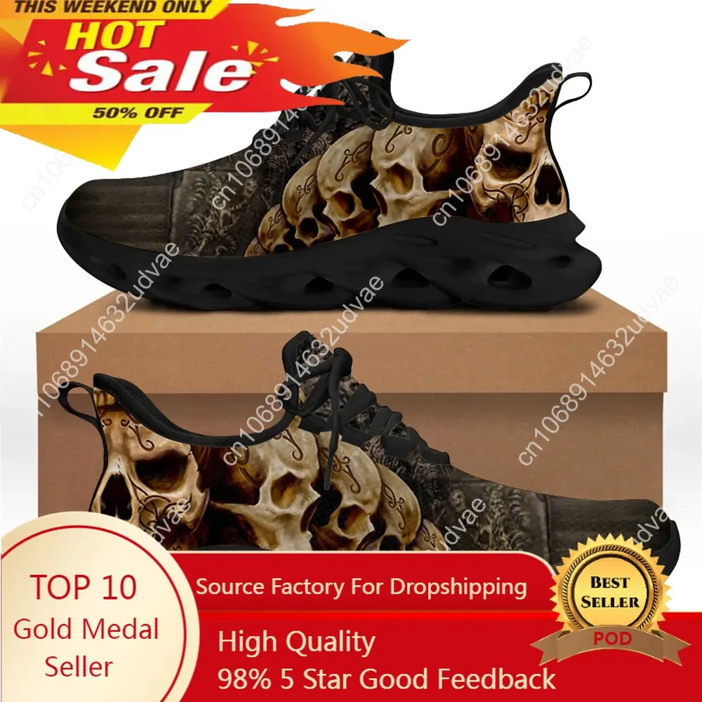 Spring Flats Men Shoes Cool Punk Skull Design Casual Men's Sneakers Summer Boys Lace-up Walking Footwear Zapatillas
Spring Flats Men Shoes Cool Punk Skull Design Casual Men's Sneakers Summer Boys Lace-up Walking Footwear Zapatillas