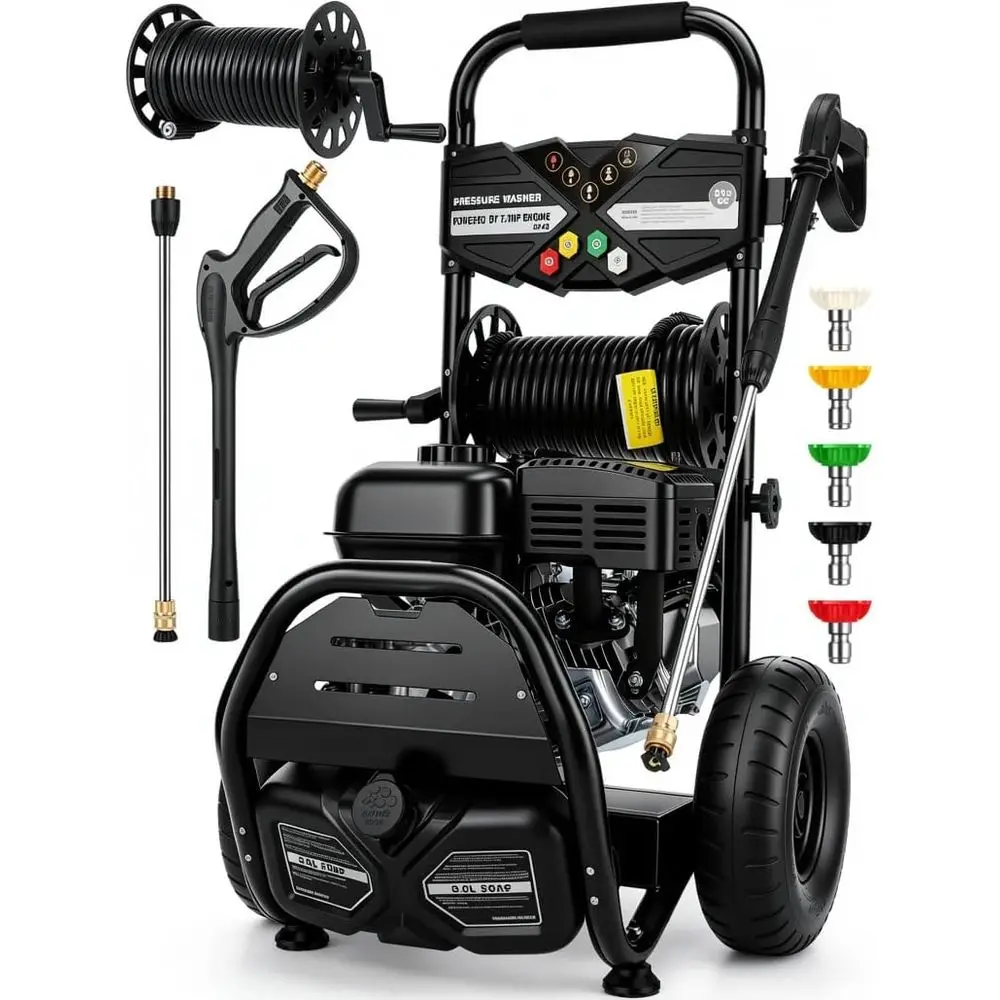 4200 MaxPSI +P*rure Washer Cleaner 4.0GPM Gas +Po*wer Washer 212CC Gas Powered Washing hine Commercial High Washer Cleaner with
4200 MaxPSI +P*rure Washer Cleaner 4.0GPM Gas +Po*wer Washer 212CC Gas Powered Washing hine Commercial High Washer Cleaner with