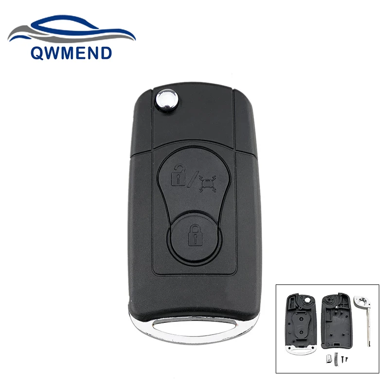 QWMEND Upgraded Remote Car Key Shell for SsangYong Actyon Kyron Rexton 2 Buttons Flip Folding Smart Car Key Fob Case Blank
QWMEND Upgraded Remote Car Key Shell for SsangYong Actyon Kyron Rexton 2 Buttons Flip Folding Smart Car Key Fob Case Blank
