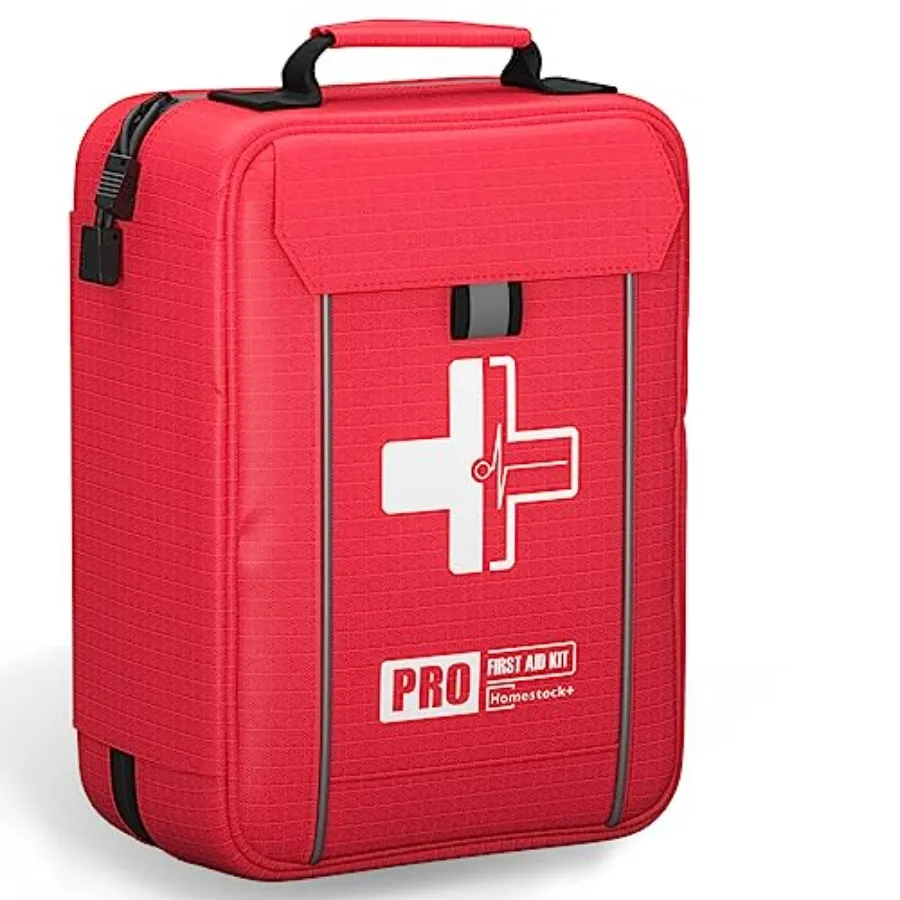 Upgrade - Comprehensive First Aid Kit with Labelled Compartments, Molle System Emergency Kits for Car, Home, Hiking, Backpackin
Upgrade - Comprehensive First Aid Kit with Labelled Compartments, Molle System Emergency Kits for Car, Home, Hiking, Backpackin