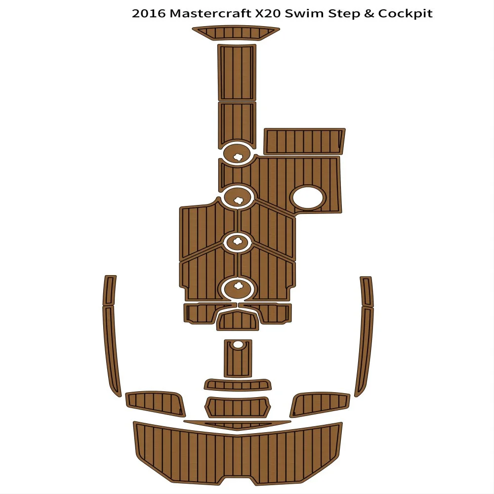 2016 Mastercraft X20 Swim Cockpit Pad Boat EVA Foam Faux Teak Deck Floor Mat Backing Self Adhesive SeaDek Gatorstep Style
2016 Mastercraft X20 Swim Cockpit Pad Boat EVA Foam Faux Teak Deck Floor Mat Backing Self Adhesive SeaDek Gatorstep Style