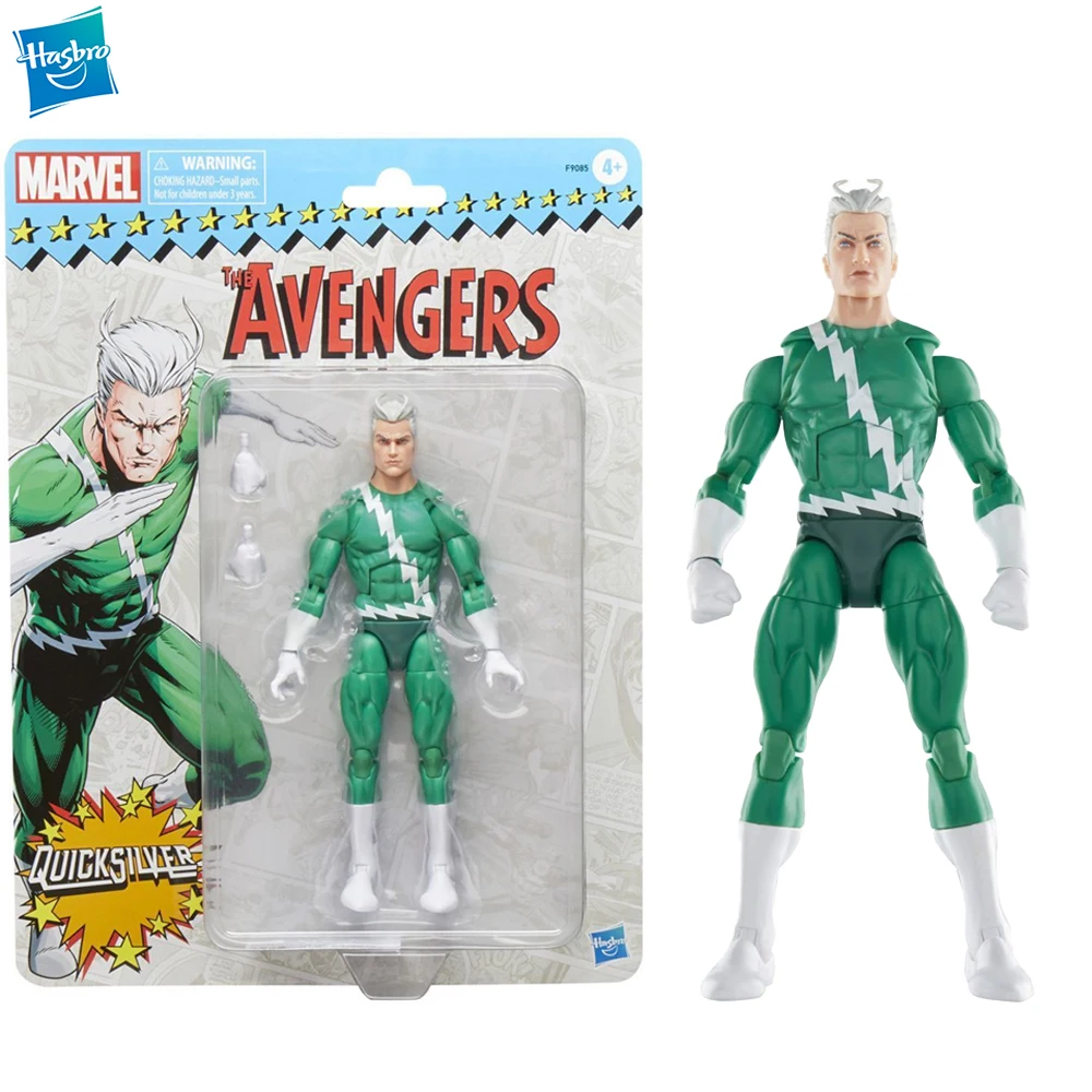Экшн-фигурка Hasbro Marvel Legends, 6 дюймов, в стиле ретро, Quicksilver 1/12, 152 мм, модель игрушек F9085
Экшн-фигурка Hasbro Marvel Legends, 6 дюймов, в стиле ретро, Quicksilver 1/12, 152 мм, модель игрушек F9085