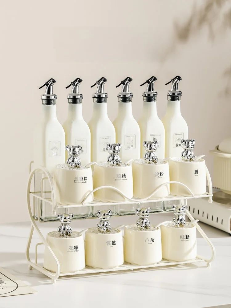 Luxury Home Use Oil Bottle Seasoning Storage Combination Set Kitchen Storage Container Cylinder ape Salt aker Cry Sle
Luxury Home Use Oil Bottle Seasoning Storage Combination Set Kitchen Storage Container Cylinder ape Salt aker Cry Sle