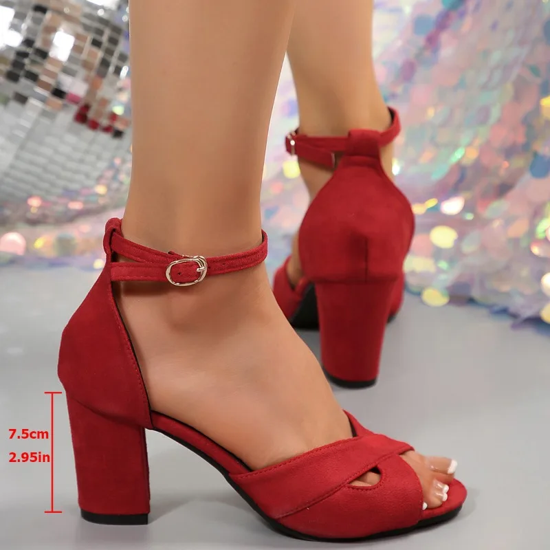 Fashion High Heels Sandals New Women Sandals Sexy Big Size Sandals Women Strap High Quality Shoes for Women Sandalias De Mujer
Fashion High Heels Sandals New Women Sandals Sexy Big Size Sandals Women Strap High Quality Shoes for Women Sandalias De Mujer