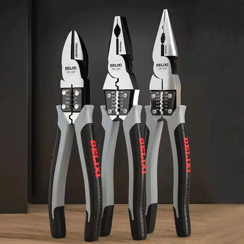 Multifunctional Handmade Pliers Hardware Tools Electrician Home Repair Needle-nose Sharp-pointed Diagonal Stripped Wire Pliers
Multifunctional Handmade Pliers Hardware Tools Electrician Home Repair Needle-nose Sharp-pointed Diagonal Stripped Wire Pliers