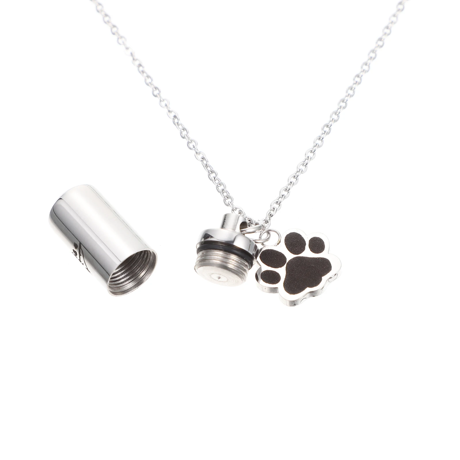 Pet Ashes Pendant Dog Cremation Necklace Puppy Urn Neckwear Urns for Dogs Jewelry Paw Cylinder
Pet Ashes Pendant Dog Cremation Necklace Puppy Urn Neckwear Urns for Dogs Jewelry Paw Cylinder