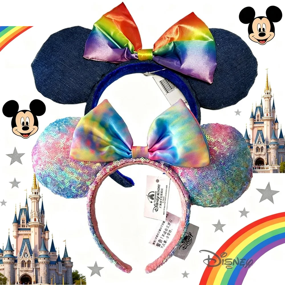 Disney Mickey Mouse Headbands Rainbow Mouse Ear Bow Christmas Halloween Holiday Birthday Party Cosplay Costume For Women Girls
Disney Mickey Mouse Headbands Rainbow Mouse Ear Bow Christmas Halloween Holiday Birthday Party Cosplay Costume For Women Girls