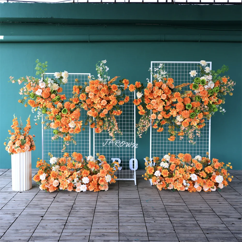 Luxury Artificial orange Rose Flower Row Runner Wedding Background Arch Decor Floral Arrangement Home Party Event Photo Prop
Luxury Artificial orange Rose Flower Row Runner Wedding Background Arch Decor Floral Arrangement Home Party Event Photo Prop