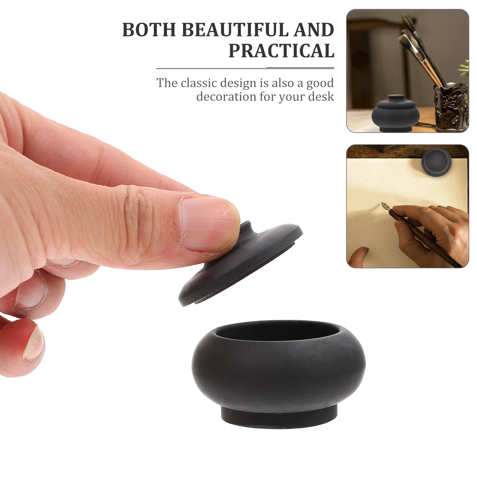 1Pcs Mini Inkstone Durable Chinese Calligraphy Inkstone Practical Painting Ink Plate Calligraphy Painting Tool
1Pcs Mini Inkstone Durable Chinese Calligraphy Inkstone Practical Painting Ink Plate Calligraphy Painting Tool