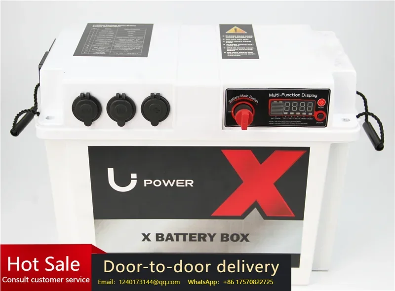 New Portable RV Battery Box with Voltage Meter and 12V Power
New Portable RV Battery Box with Voltage Meter and 12V Power