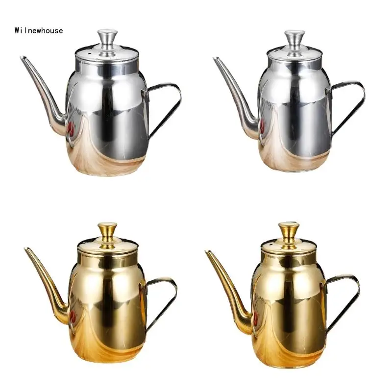 Metal Oil Can Stainless Steel Oil Jar Suitable for Sauces and Condiment Dropship
Metal Oil Can Stainless Steel Oil Jar Suitable for Sauces and Condiment Dropship