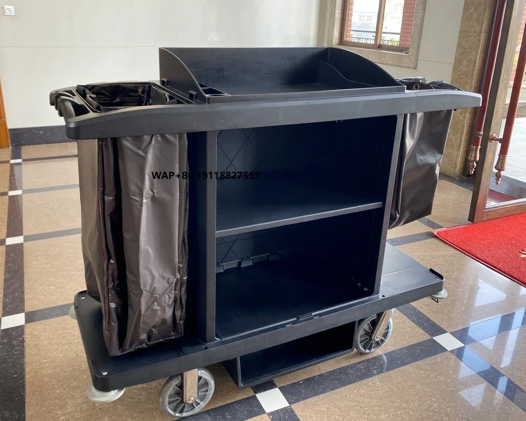 Hot Selling Black PP Plastic Utility Service Trolley Cart Organizer Multiple Service Cleaning Carts Without Door
Hot Selling Black PP Plastic Utility Service Trolley Cart Organizer Multiple Service Cleaning Carts Without Door