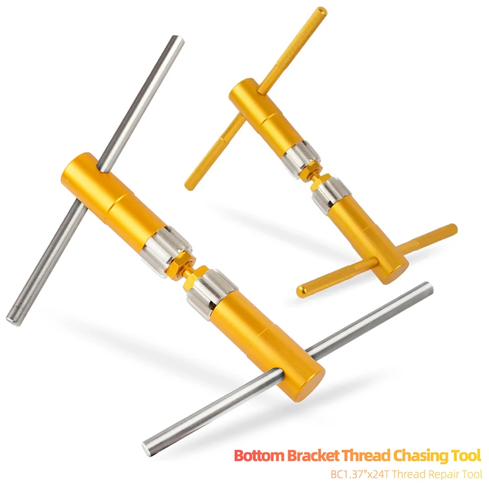AXI Bicycle BSA Thread Bottom Bracket Tapping High Strength Steel Tool BC 1.37x24 TPI Bike Frame BB Thread Tap Repair Tools Kit
AXI Bicycle BSA Thread Bottom Bracket Tapping High Strength Steel Tool BC 1.37x24 TPI Bike Frame BB Thread Tap Repair Tools Kit