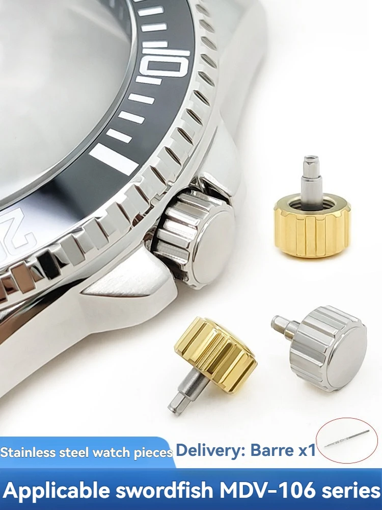 For Casio MDV-106 Duro, Stainless Steel Winding Crown 6.4mm, Silver Polished Stem Replacement for Time Setting, Watch Mod Parts
For Casio MDV-106 Duro, Stainless Steel Winding Crown 6.4mm, Silver Polished Stem Replacement for Time Setting, Watch Mod Parts