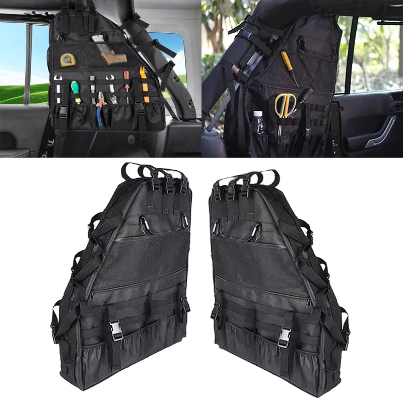 Multi-Pockets Roll Bar Storage Bag Cargo Organizer Saddlebag Tool Storage Bag For Jeep Wrangler Accessories JK JL TJ 4 Door
Multi-Pockets Roll Bar Storage Bag Cargo Organizer Saddlebag Tool Storage Bag For Jeep Wrangler Accessories JK JL TJ 4 Door