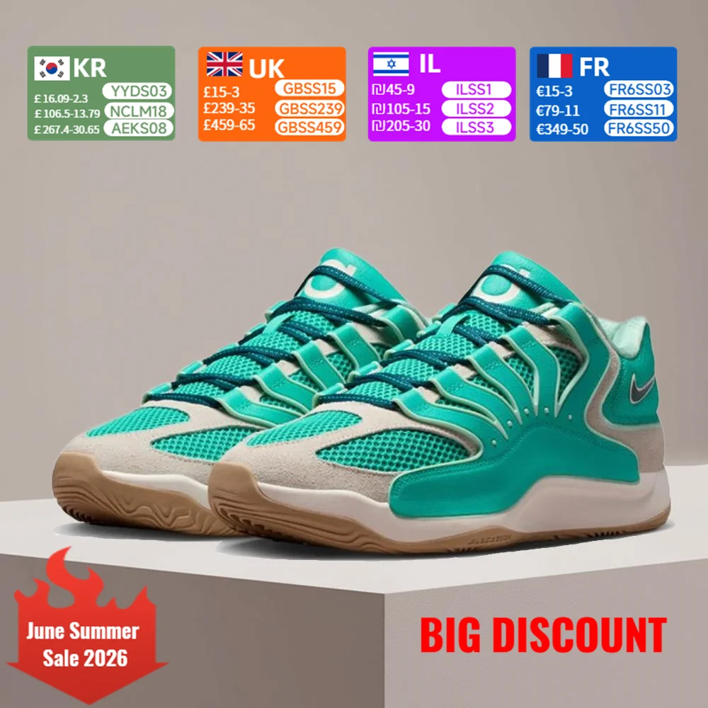 Nike KD18 Kevin Durant 18th Generation Athletic Non-Slip, Wear-Resistant, Cushioned Performance Basketball Shoe HV1991-301
Nike KD18 Kevin Durant 18th Generation Athletic Non-Slip, Wear-Resistant, Cushioned Performance Basketball Shoe HV1991-301