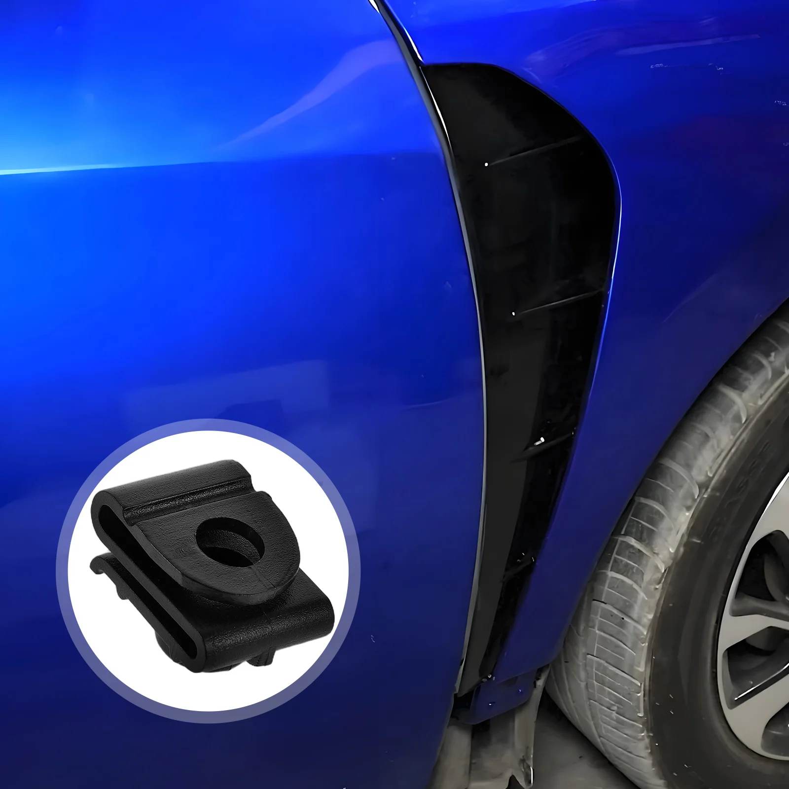 20 Pcs Automotive Clips Durable Plastic Push Pins U-clamp Nut Fastener Retainer Bumper Clip Body Parts Fixing Buckle Black Easy
20 Pcs Automotive Clips Durable Plastic Push Pins U-clamp Nut Fastener Retainer Bumper Clip Body Parts Fixing Buckle Black Easy