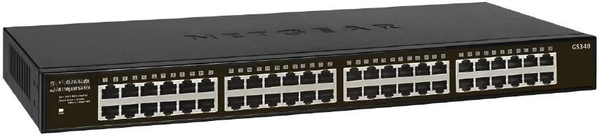 48-портовый коммутатор Gigabit Ethernet Unmanaged Essentials (GS348) — настольное или крепление в стойку, бесшумная работа
48-портовый коммутатор Gigabit Ethernet Unmanaged Essentials (GS348) — настольное или крепление в стойку, бесшумная работа