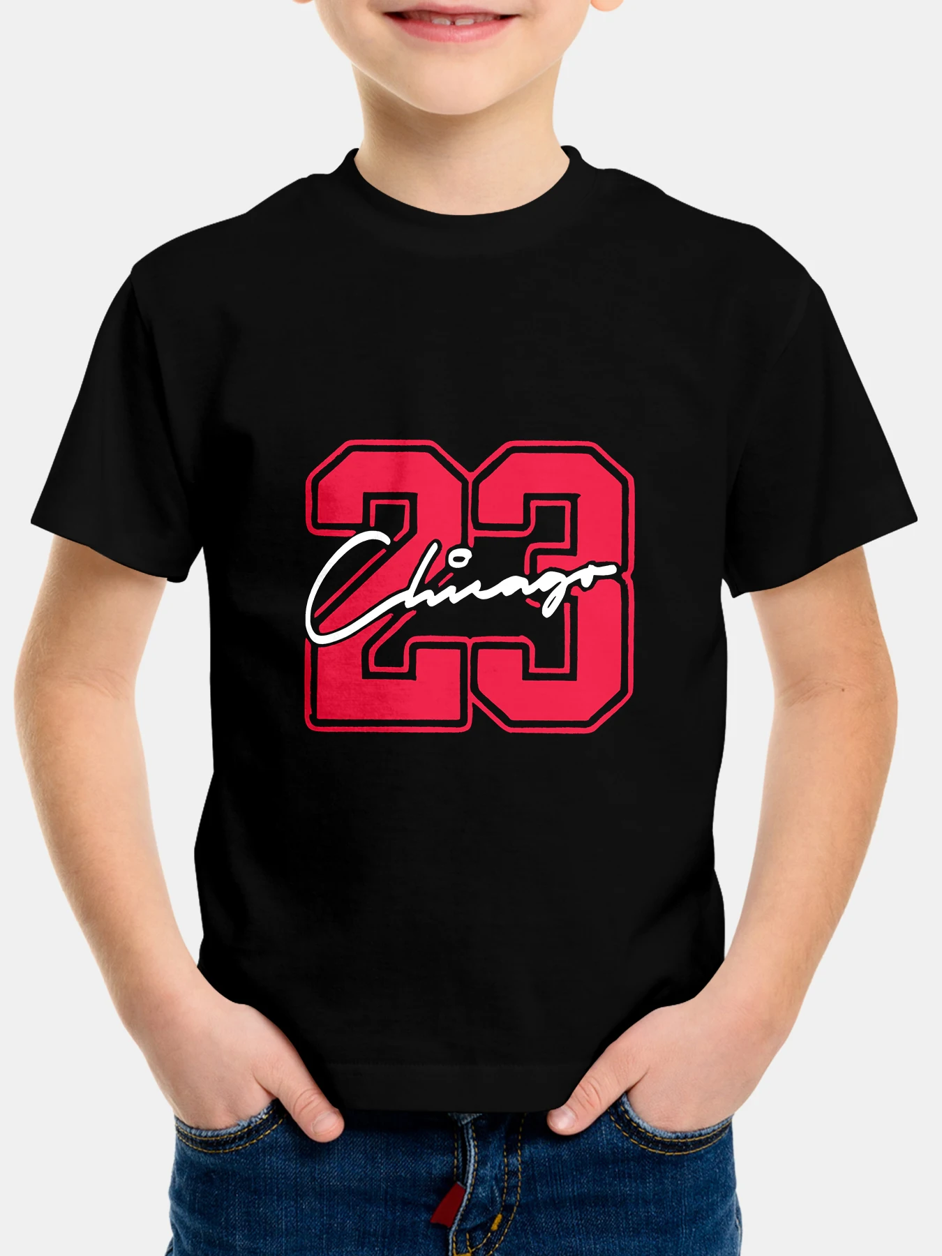 Summer children's short sleeved summer fashion red super basketball superstar size 23 comfortable children's clothing
Summer children's short sleeved summer fashion red super basketball superstar size 23 comfortable children's clothing