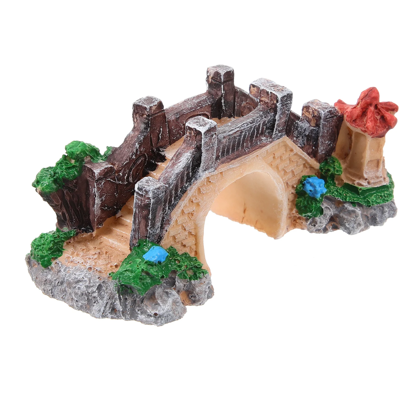 Miniature Arch Bridge Decor for Fish Tank L scaping Resin Bonsai Mini Garden Aquarium Scene Model Realistic Smooth Safe
Miniature Arch Bridge Decor for Fish Tank L scaping Resin Bonsai Mini Garden Aquarium Scene Model Realistic Smooth Safe
