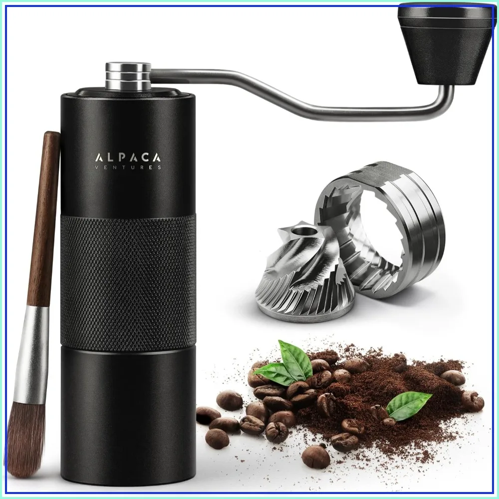 Manual Coffee Grinder with Stainless Steel Conical Burr, Precision Adjustable, Compact Travel Size for Espresso, Pour Over & French Press
Manual Coffee Grinder with Stainless Steel Conical Burr, Precision Adjustable, Compact Travel Size for Espresso, Pour Over & French Press