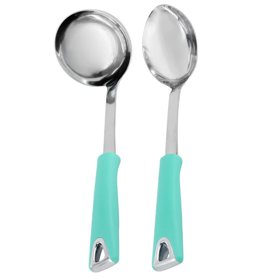 Everyday Drexler 2 Piece Ladle and Serving Spoon Kitchen Tool Set in Turquoise
Everyday Drexler 2 Piece Ladle and Serving Spoon Kitchen Tool Set in Turquoise