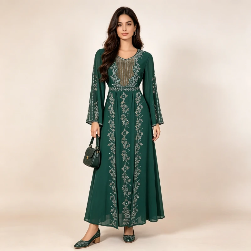Eid Dress Abaya Women Muslim Ramadan Party Dresses Diamonds Morocco Vestidos Dubai Abayas Kaftan Islam Arab Long Robe Jalabiya
Eid Dress Abaya Women Muslim Ramadan Party Dresses Diamonds Morocco Vestidos Dubai Abayas Kaftan Islam Arab Long Robe Jalabiya