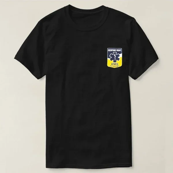 Respond Right. EMS Academy T Shirt. Short Sleeve 100% Cotton Casual T-shirts Loose Top Size S-3XL
Respond Right. EMS Academy T Shirt. Short Sleeve 100% Cotton Casual T-shirts Loose Top Size S-3XL