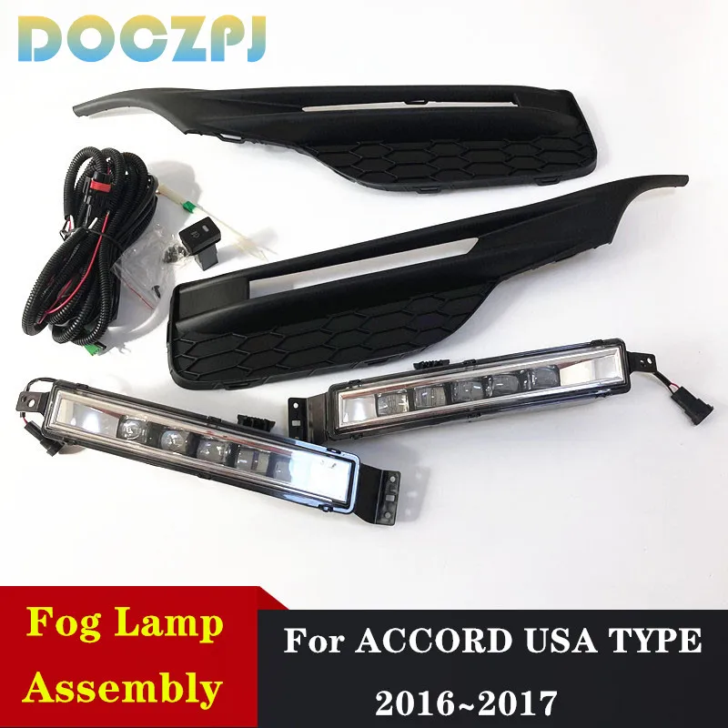 1Set Car Front Bumper LED Fog Light Fog Lamp For HONDA ACCORD (ASIA TYPE) 2016 2017 With Wire Switch
1Set Car Front Bumper LED Fog Light Fog Lamp For HONDA ACCORD (ASIA TYPE) 2016 2017 With Wire Switch
